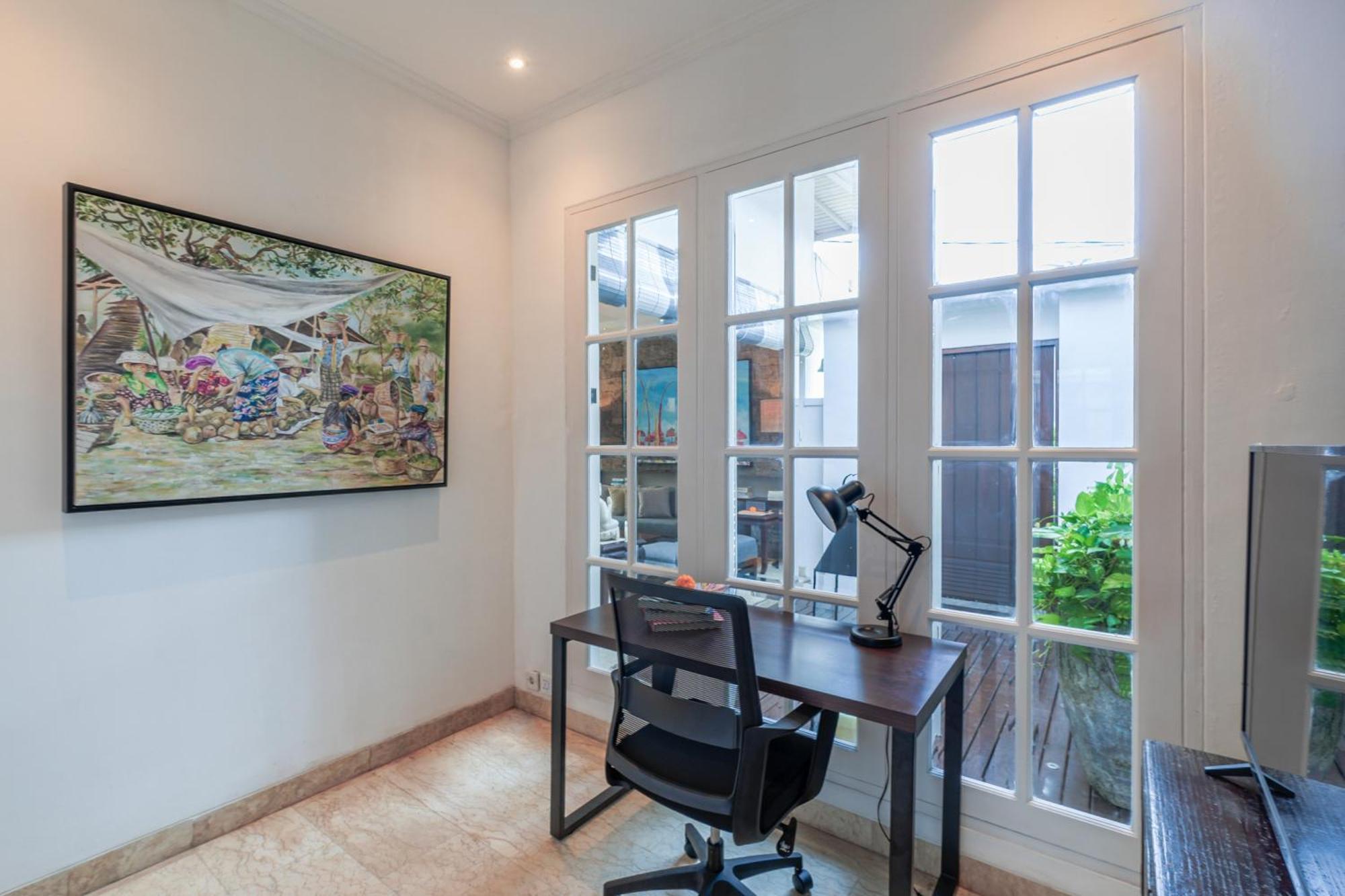Mosan House - Unique Art-Filled Gem In Perfect Location A Short Walk From The Beach Or Seminyak Square Including Ac Office For Remote Working Eksteriør bilde