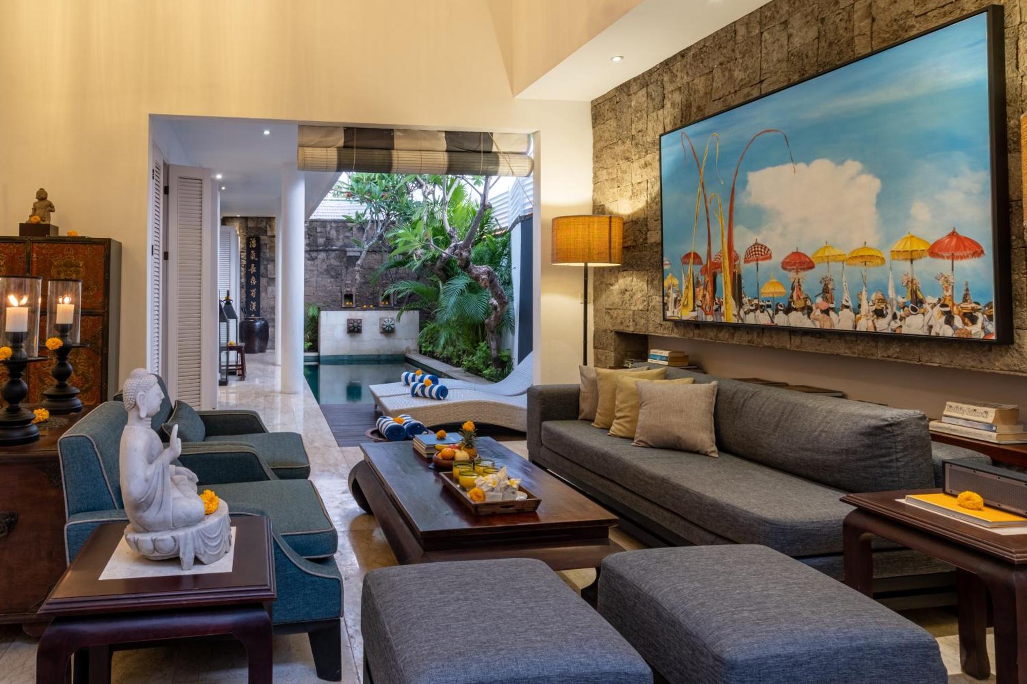 Mosan House - Unique Art-Filled Gem In Perfect Location A Short Walk From The Beach Or Seminyak Square Including Ac Office For Remote Working Eksteriør bilde